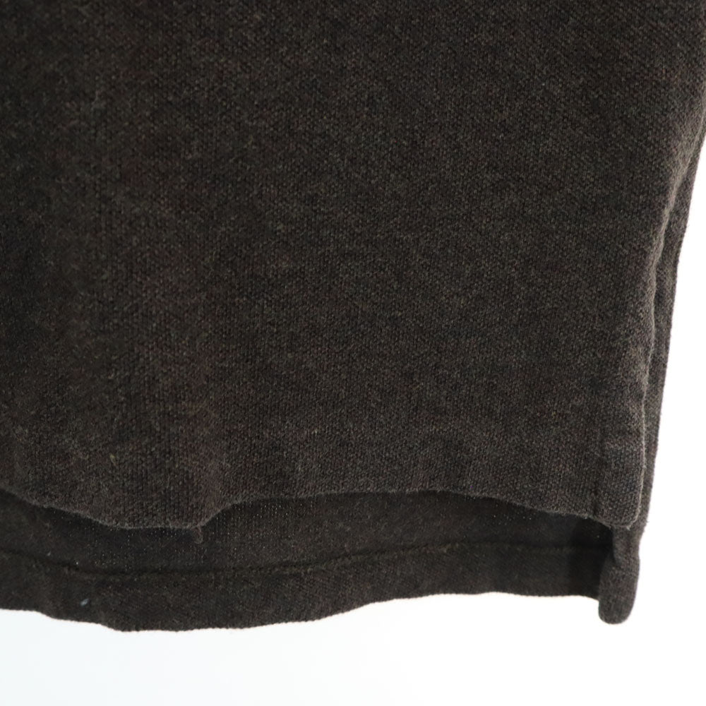 ポロバイラルフローレン 半袖 ポロシャツ L ブラウン系 Polo by Ralph Lauren 鹿の子 メンズ