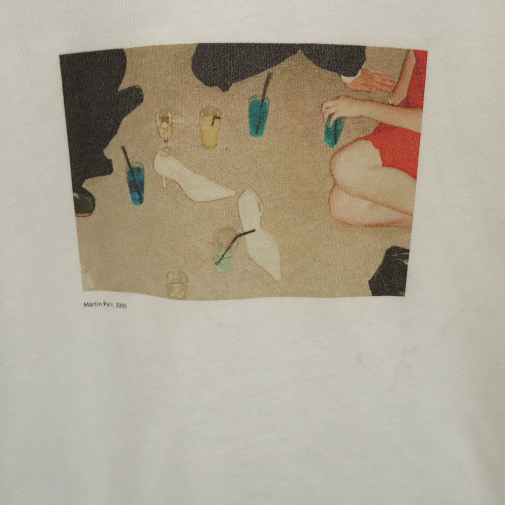 アディダス トレフォイルロゴ刺繍 半袖 Tシャツ M 白 adidas メンズ