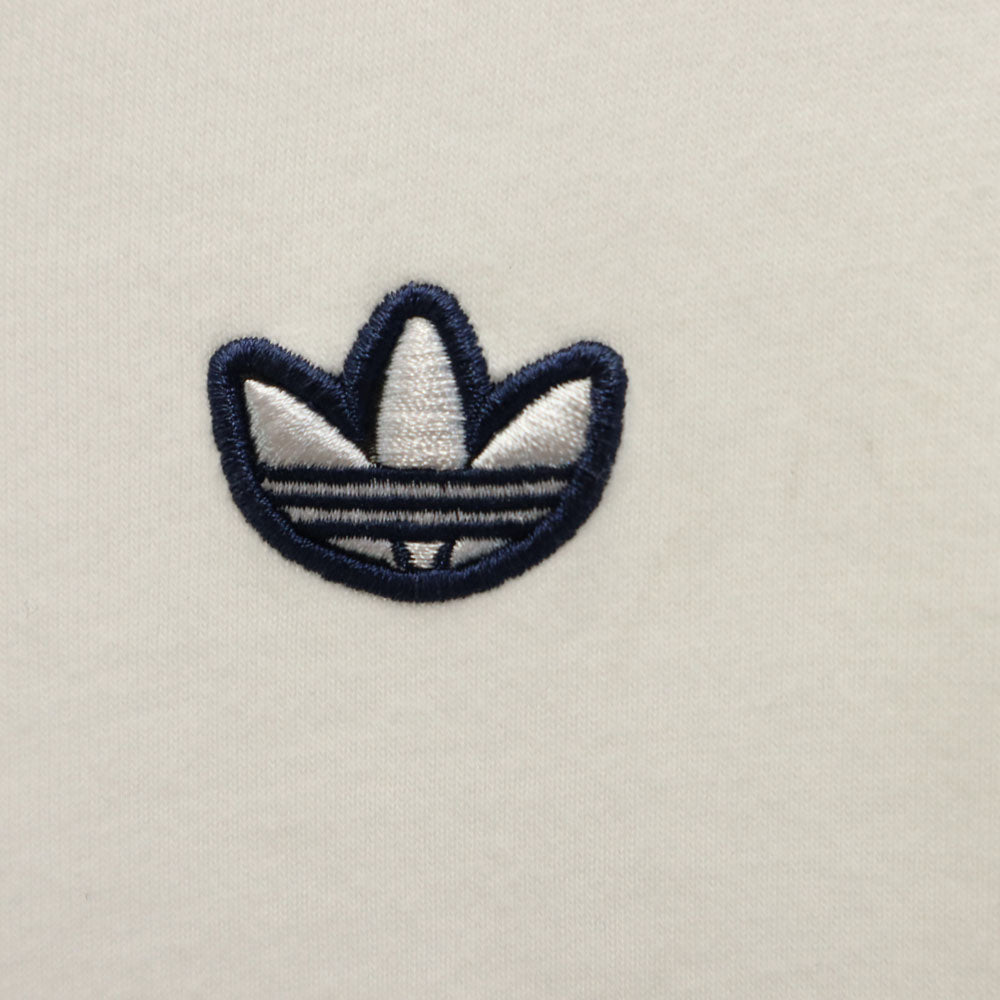 アディダス トレフォイルロゴ刺繍 半袖 Tシャツ M 白 adidas メンズ