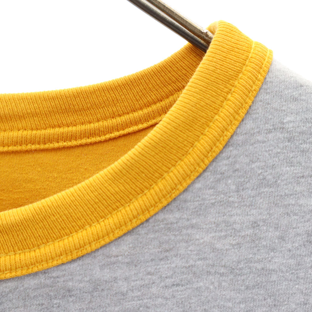 Walla Walla Collegiate Mills ワラワラ 90s USA製 オールド ゲームT 半袖 リバーシブル Tシャツ M イエロー メンズ