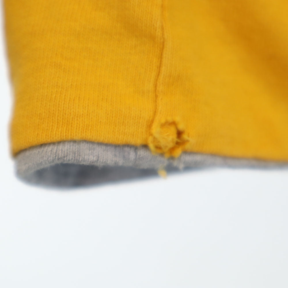 Walla Walla Collegiate Mills ワラワラ 90s USA製 オールド ゲームT 半袖 リバーシブル Tシャツ M イエロー メンズ