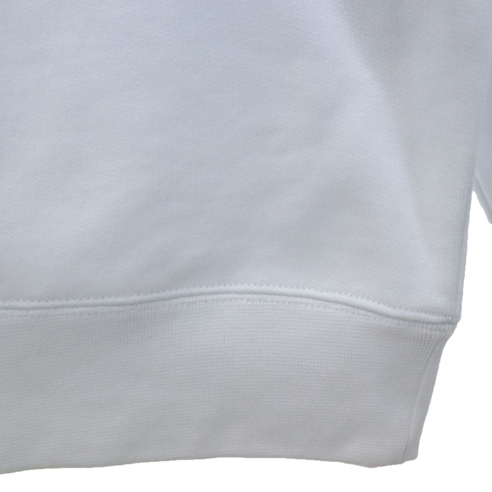 未使用 エムエスジーエム イタリア製 長袖 スウェット トレーナー M 白 MSGM 裏起毛 タグ付き メンズ