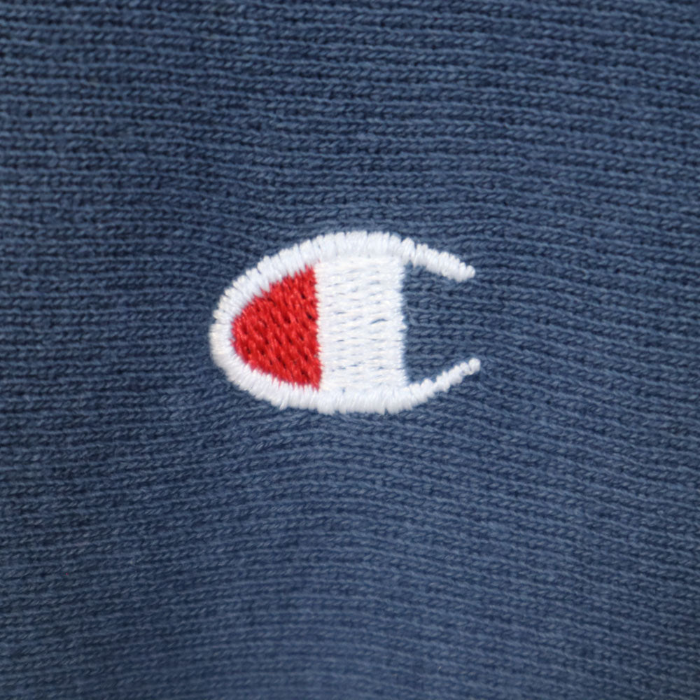 チャンピオン 90s USA製 リバースウィーブ 刺繍タグ オールド 長袖 スウェット トレーナー M ネイビー Champion 裏起毛 メンズ