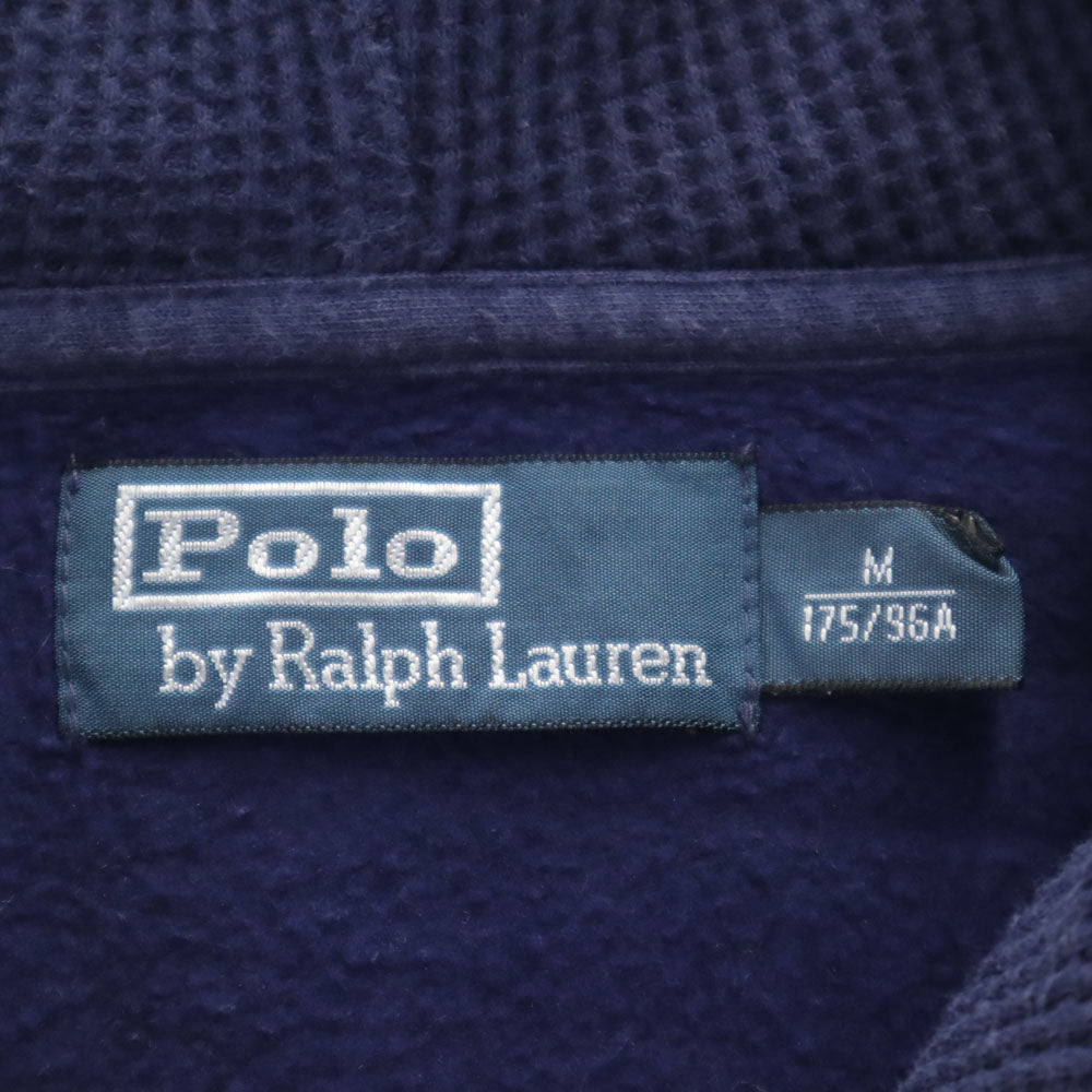 ポロバイラルフローレン 長袖 スウェットパーカー M ネイビー Polo by Ralph Lauren 裏起毛 メンズ
