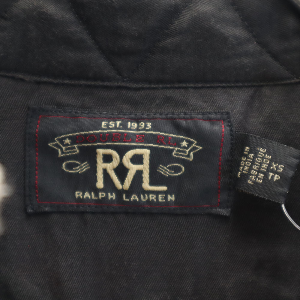 RRL ダブルアールエル 未使用 ウールブレンド チェック柄 パッチワーク 長袖 シャツ XS 赤系 RALPH LAUREN タグ付き メンズ