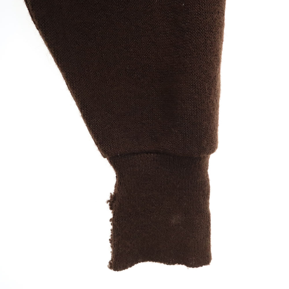 IZOD LACOSTE アイゾットラコステ 70s 糸巻きタグ ヴィンテージ 長袖 アクリルニット セーター M ブラウン メンズ