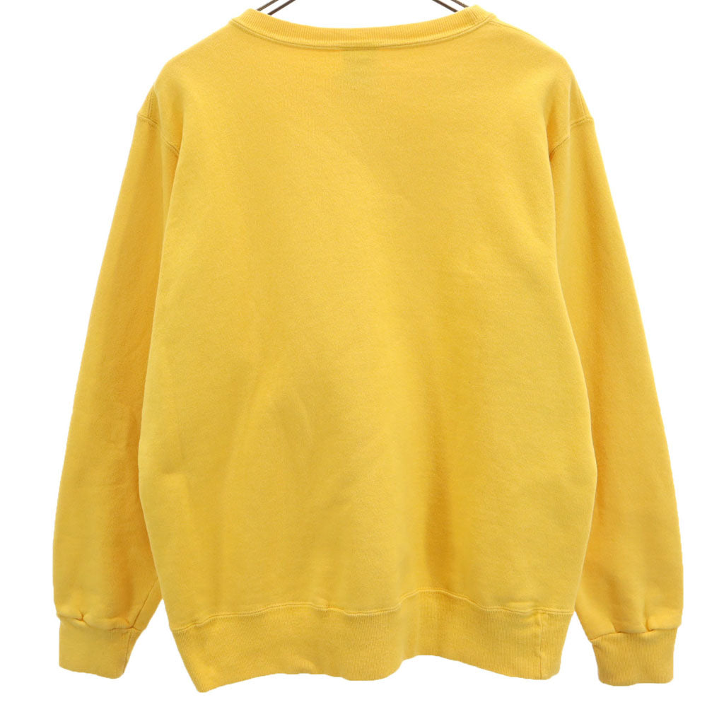 Champion チャンピオン 90s USA製 オールド 青タグ 長袖 スウェット トレーナー L イエロー 裏起毛 メンズ