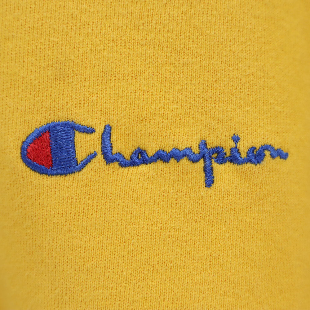 Champion チャンピオン 90s USA製 オールド 青タグ 長袖 スウェット トレーナー L イエロー 裏起毛 メンズ