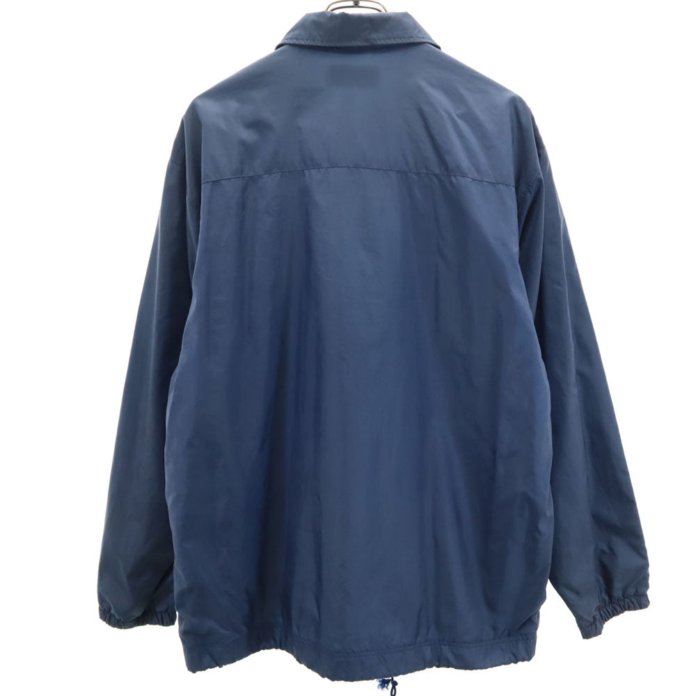 Eddie Bauer エディーバウアー 80s アウトドア ヴィンテージ 黒タグ コーチジャケット L ネイビー メンズ