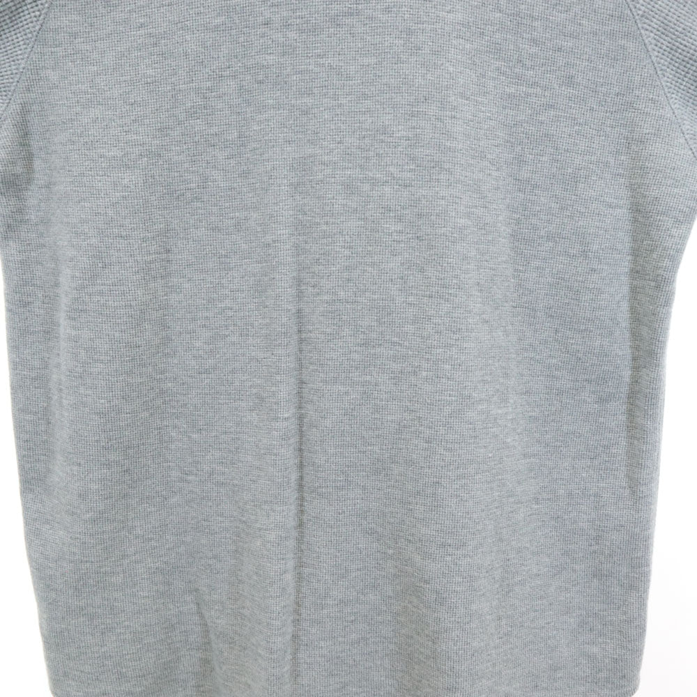 ステューシー 5分袖 Tシャツ M グレー STUSSY ロンT ハーフボタン メンズ