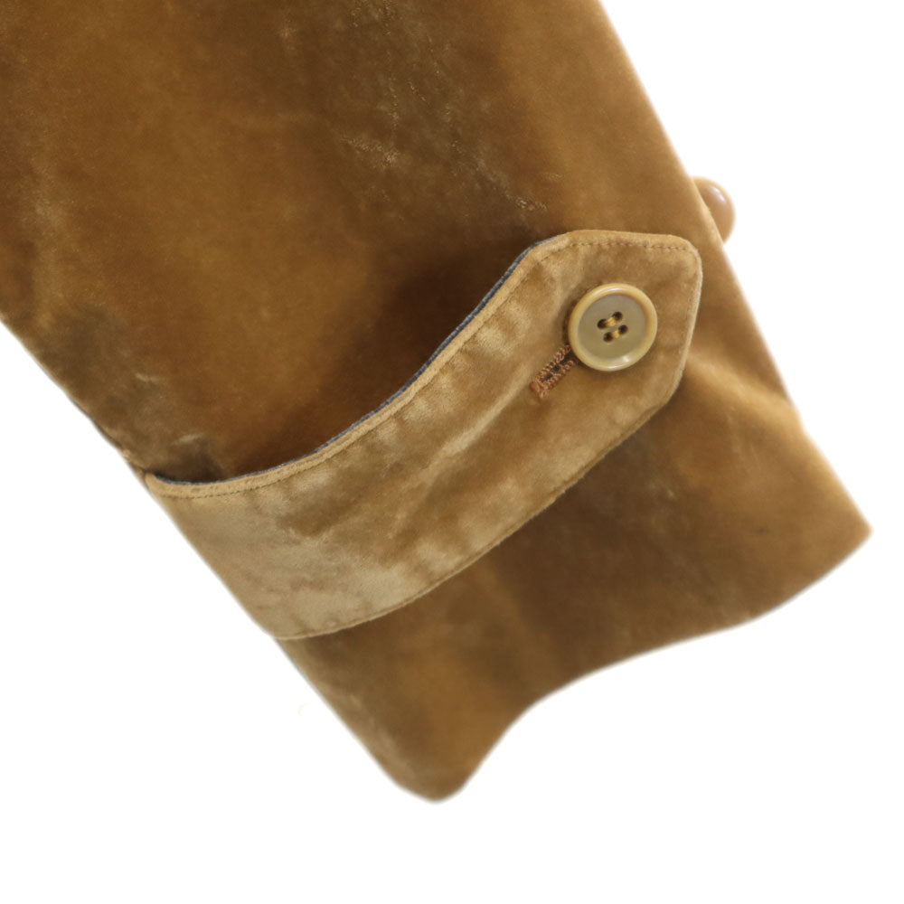 Y's ワイズ 日本製 ベロア ジャケット 3 キャメル ヨウジヤマモト メンズ