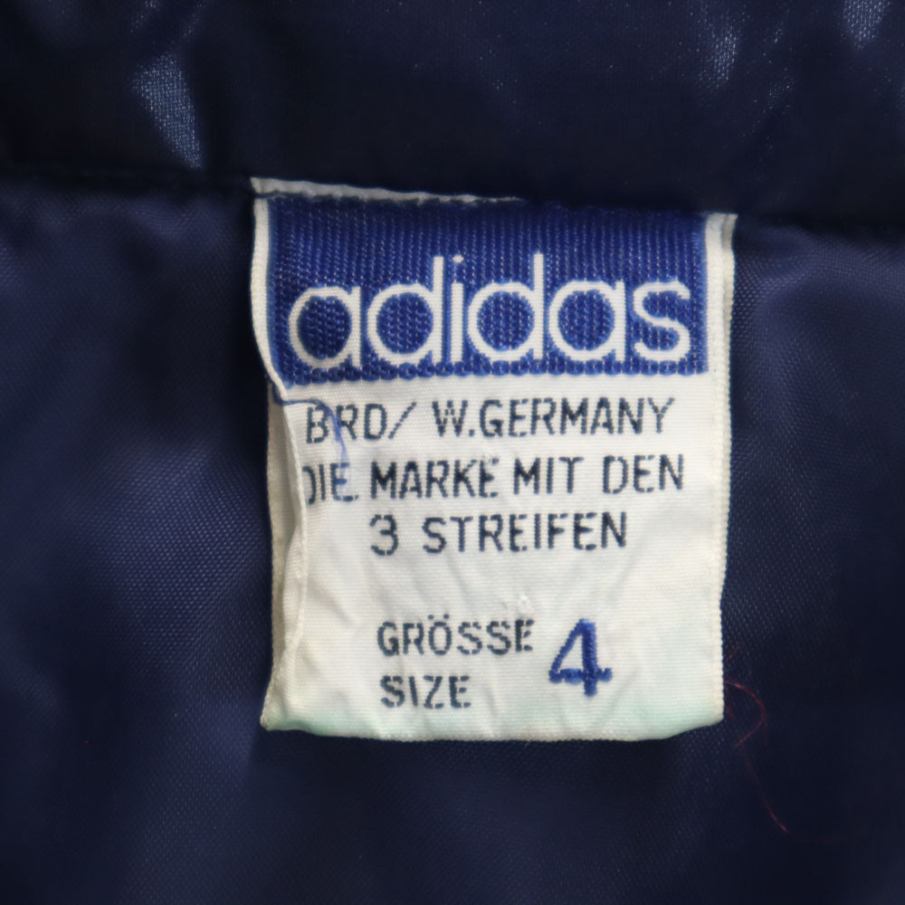 アディダス 70s 西ドイツタグ デサント製 ヴィンテージ 中綿ジャケット 4 ネイビー adidas メンズ