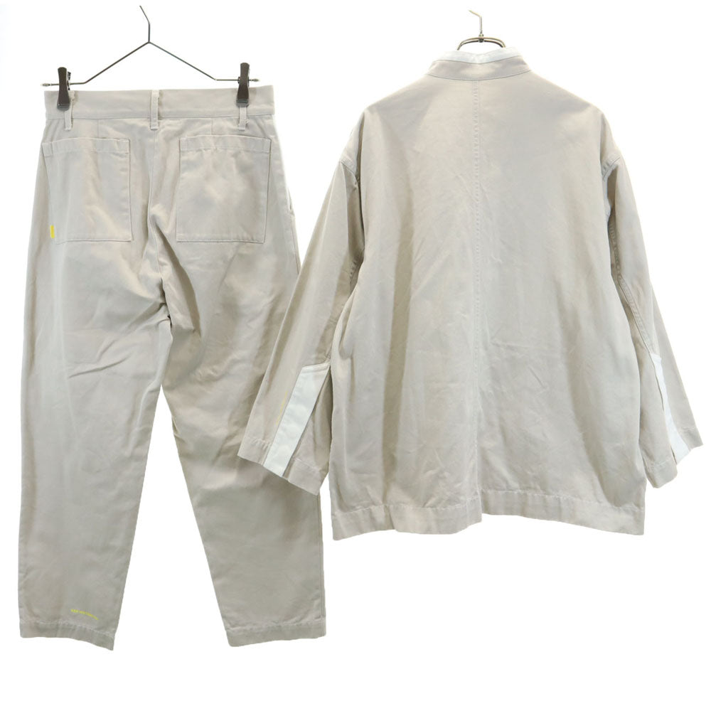 未使用 REN MOTOMITSU レンモトミツ 日本製 ジャケット 上下 セットアップ 1 ベージュ系 クロップド丈 メンズ