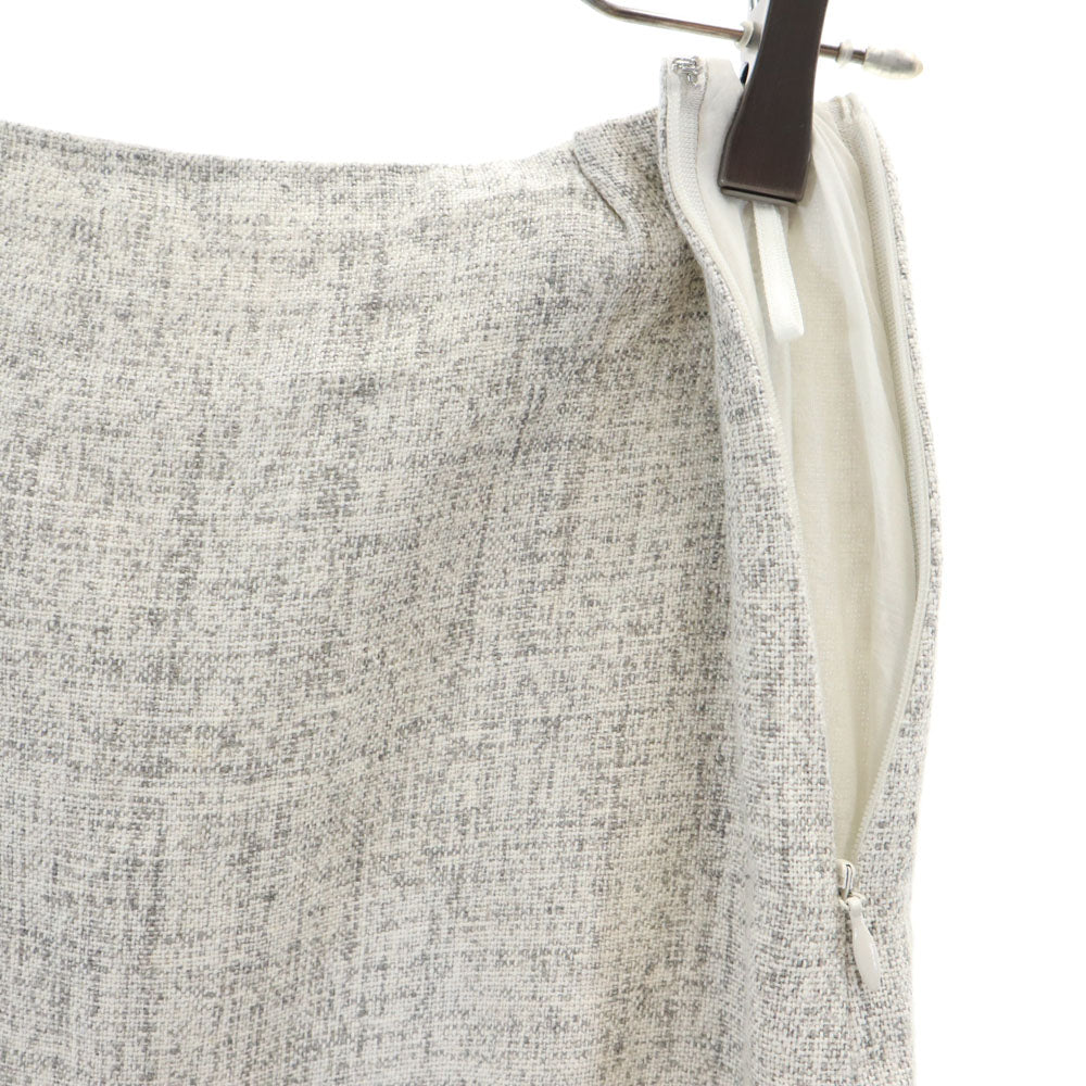 JIL SANDER ジルサンダー リネン100% イタリア製 スカートスーツ 上下 セットアップ 38/不明 グレー レディース