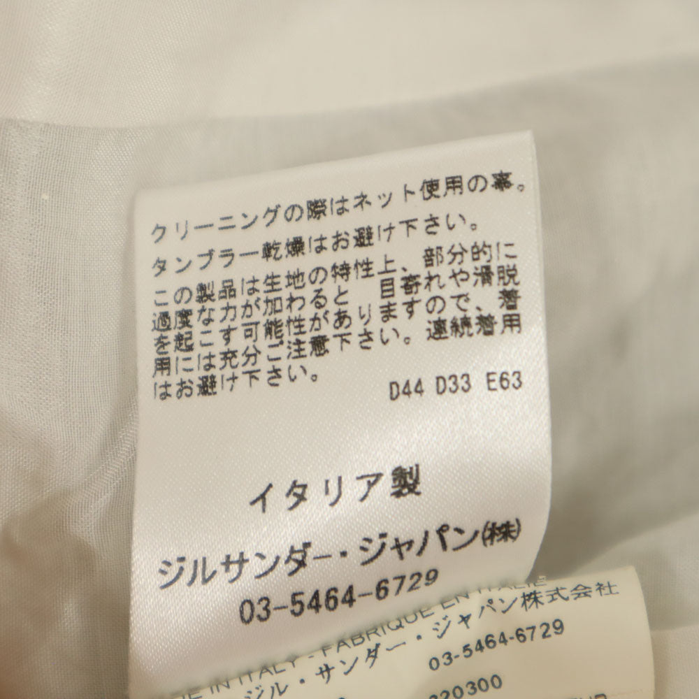 JIL SANDER ジルサンダー リネン100% イタリア製 スカートスーツ 上下 セットアップ 38/不明 グレー レディース