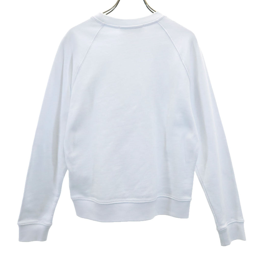 未使用 エムエスジーエム イタリア製 長袖 スウェット トレーナー S ホワイト MSGM レディース