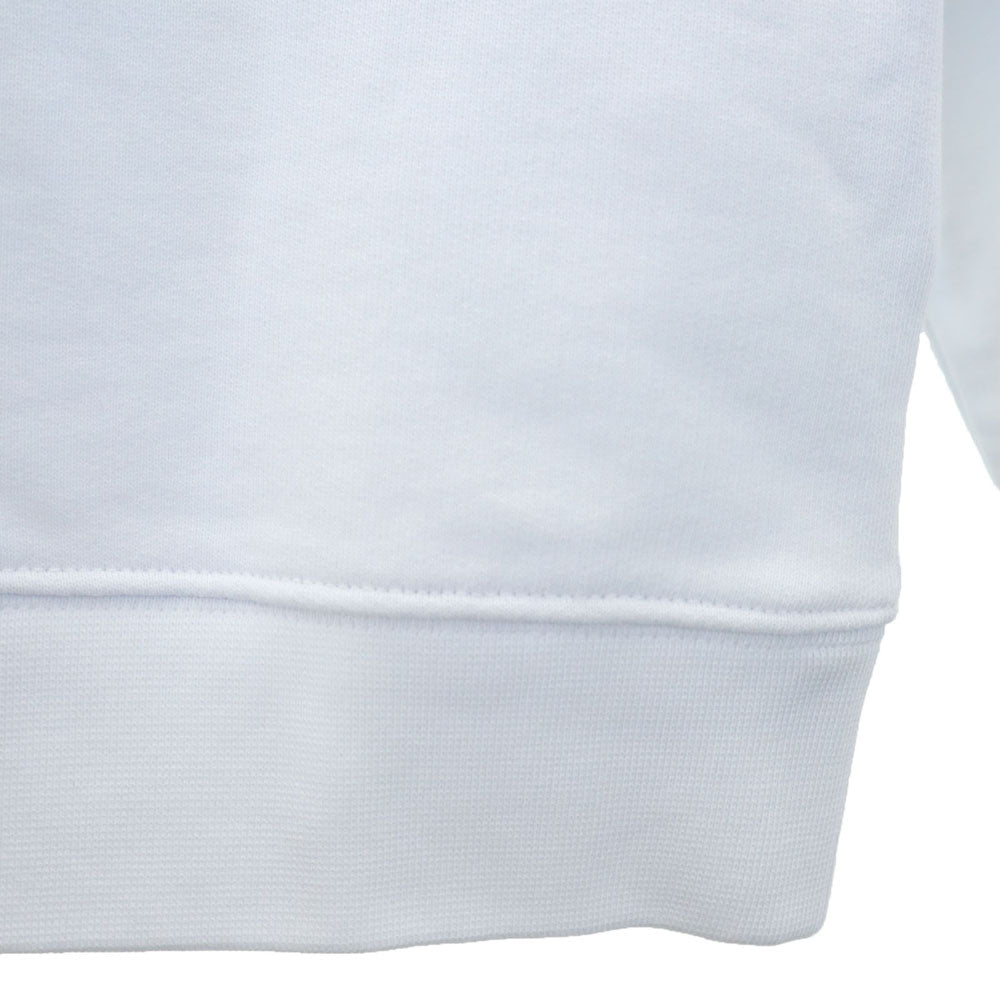 未使用 エムエスジーエム イタリア製 長袖 スウェット トレーナー S ホワイト MSGM レディース