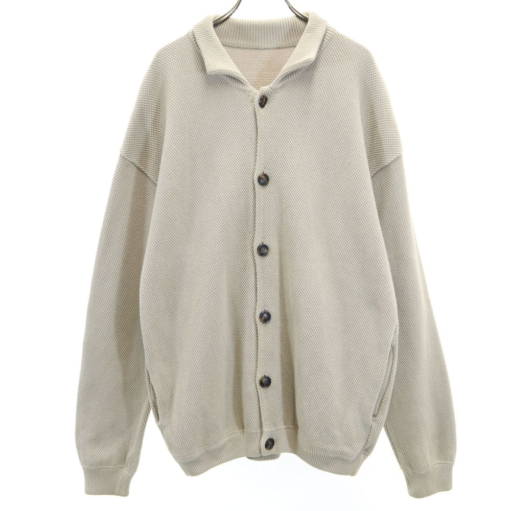 crepuscule クレプスキュール 日本製 コットンニット ジャケット 1 ベージュ メンズ