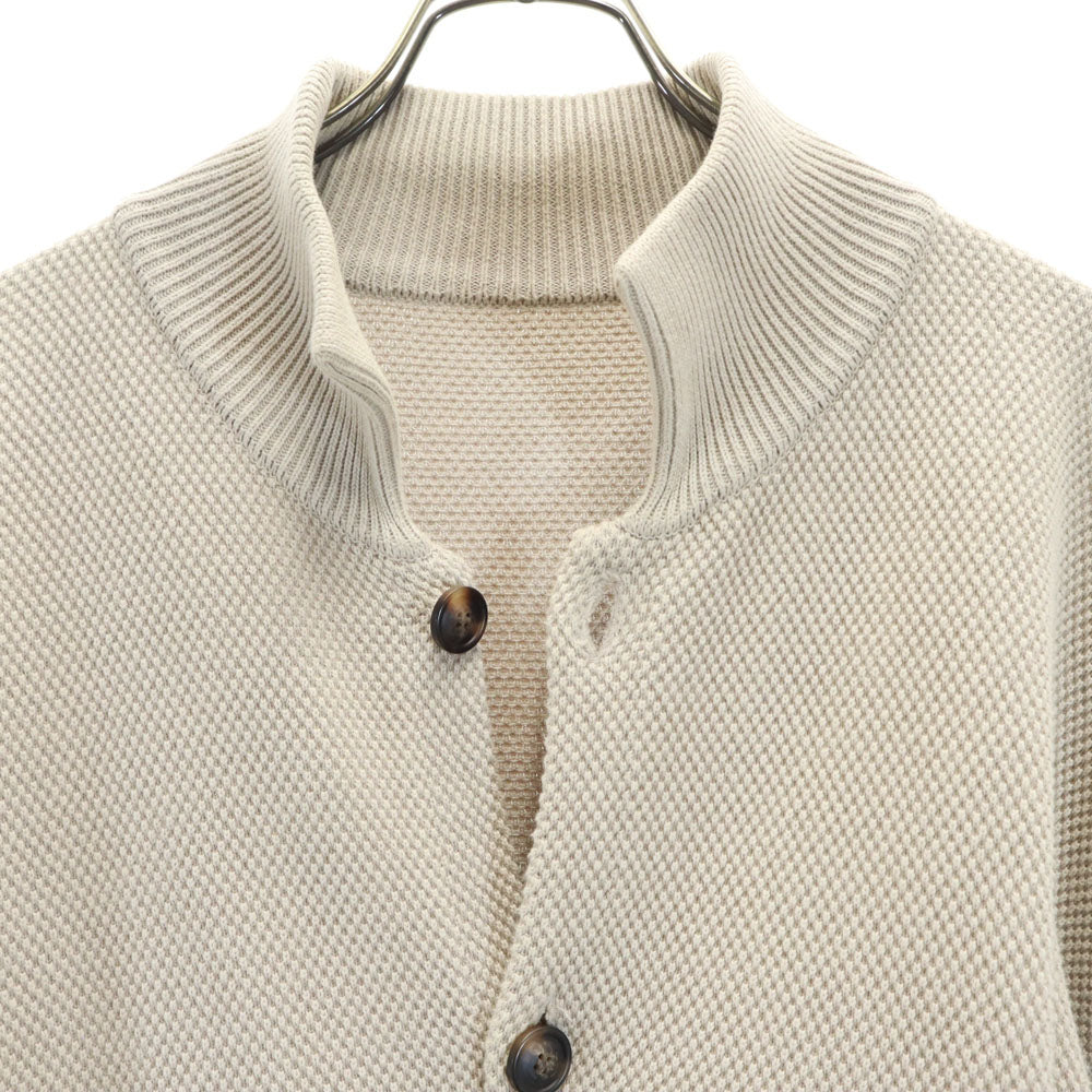 crepuscule クレプスキュール 日本製 コットンニット ジャケット 1 ベージュ メンズ