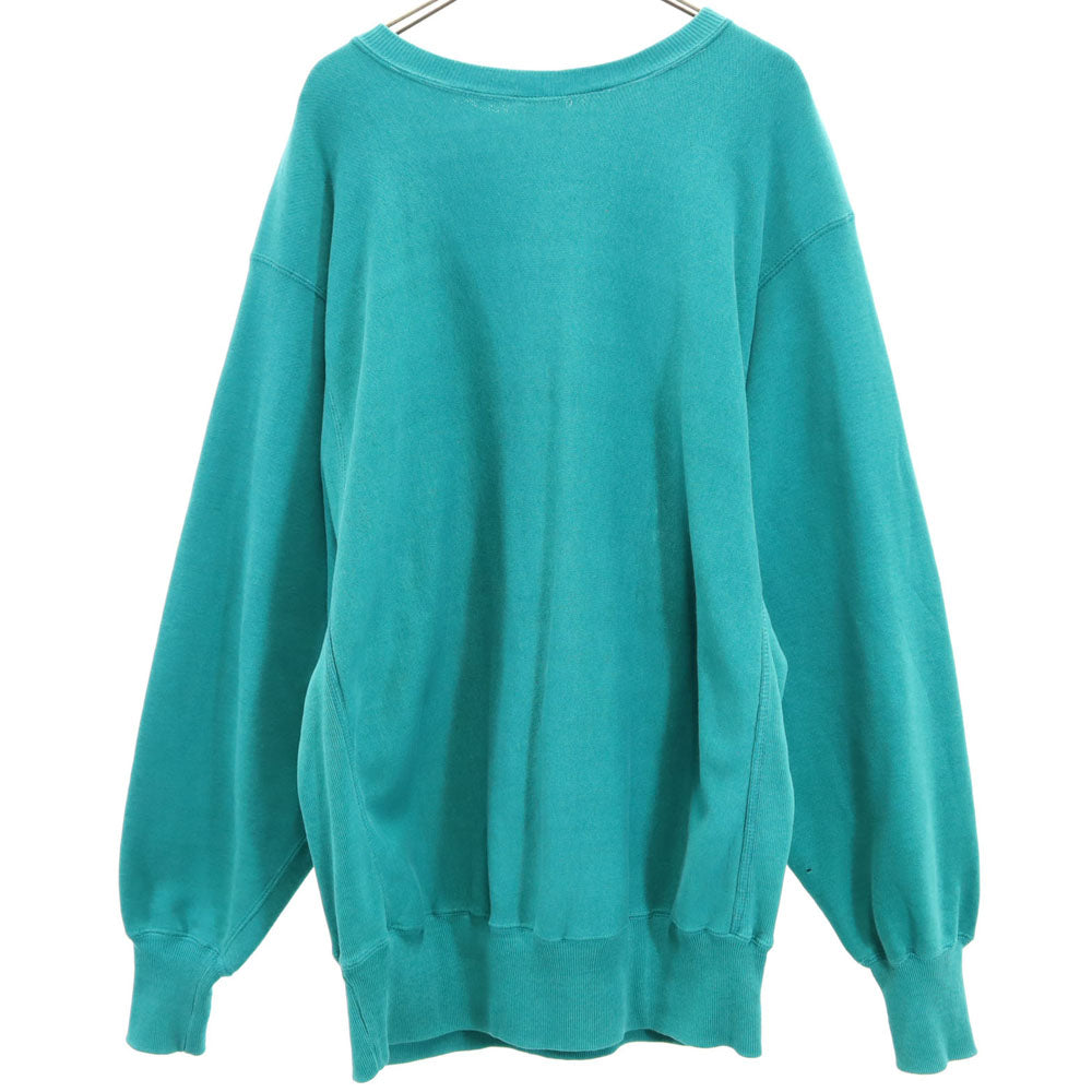 Champion チャンピオン 90s リバースウィーブ オールド 刺繍タグ 長袖 スウェット トレーナー XL グリーン 裏起毛 メンズ