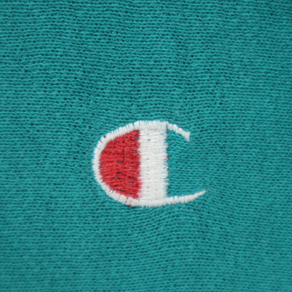 Champion チャンピオン 90s リバースウィーブ オールド 刺繍タグ 長袖 スウェット トレーナー XL グリーン 裏起毛 メンズ