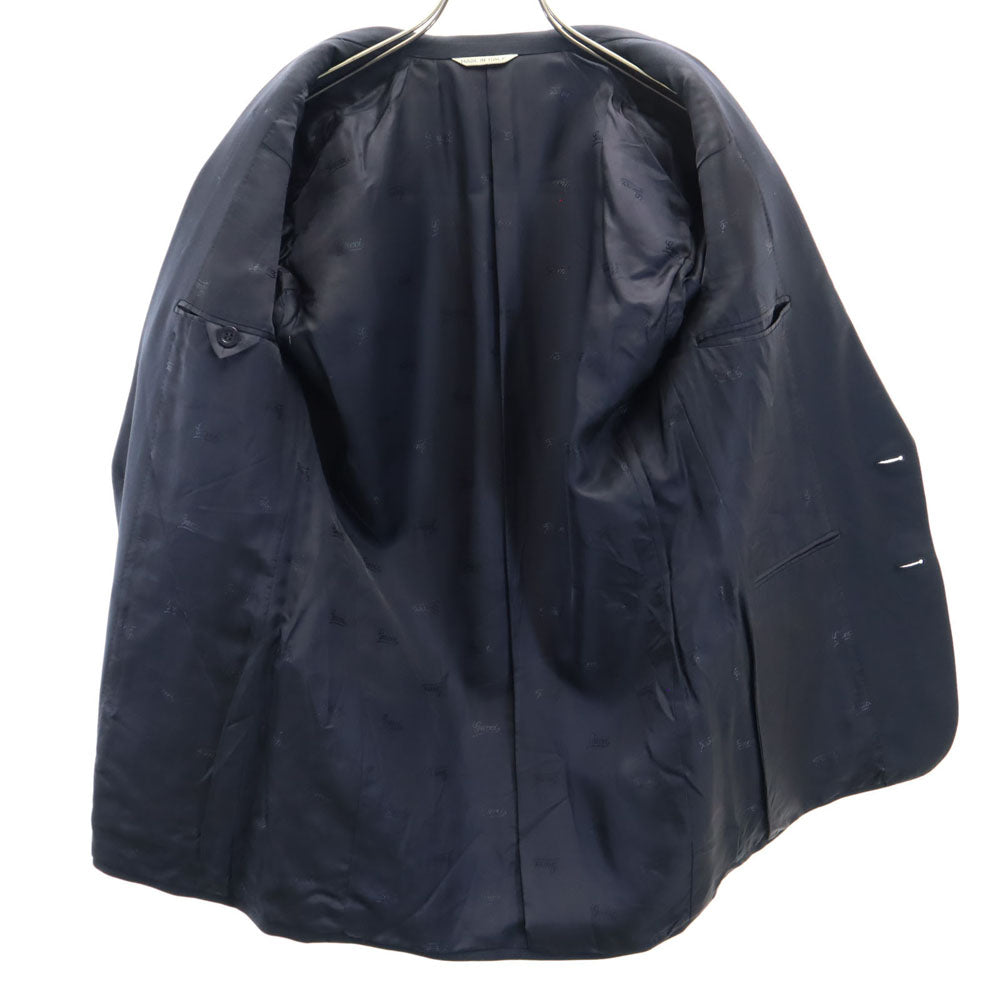 GUCCI グッチ イタリア製 ウール テーラードジャケット 44 ブラック メンズ