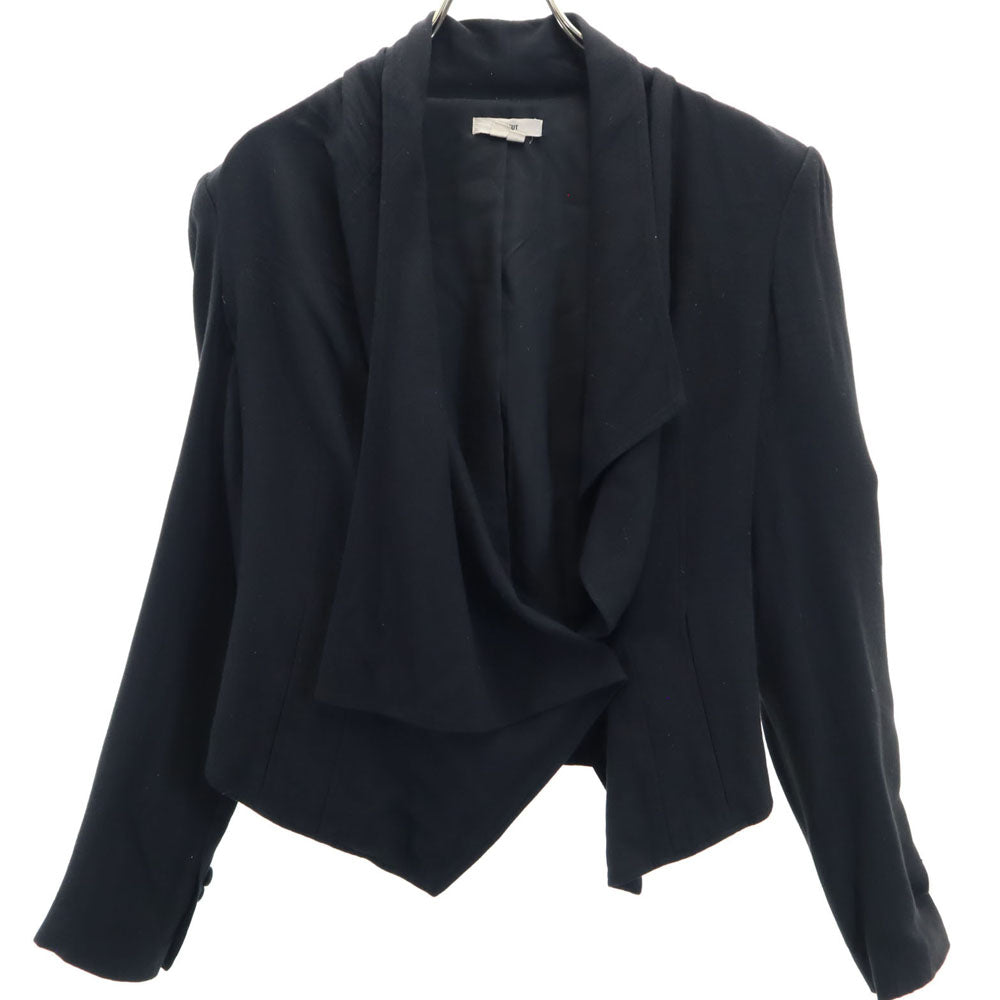 HELMUTLANG ヘルムート シルクブレンド ジャケット S ブラック レディース