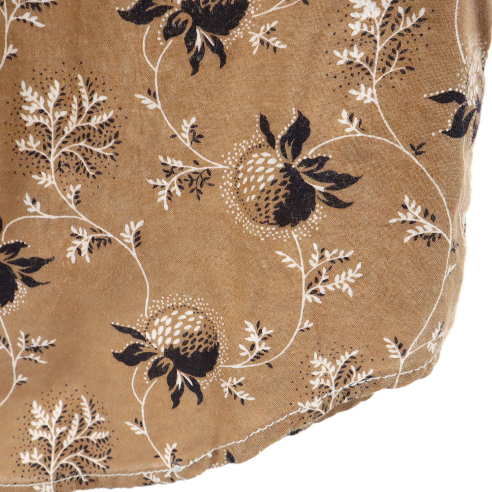 ヒステリックグラマー 日本製 総柄 長袖 ウエスタンシャツ F ベージュ系 HYSTERIC GLAMOUR レディース