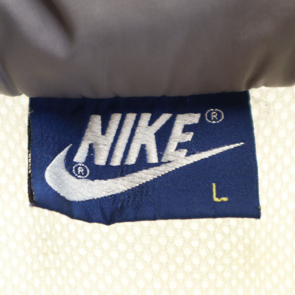 NIKE ナイキ 80s ヴィンテージ 紺タグ ナイロンジャケット L 白系 メンズ