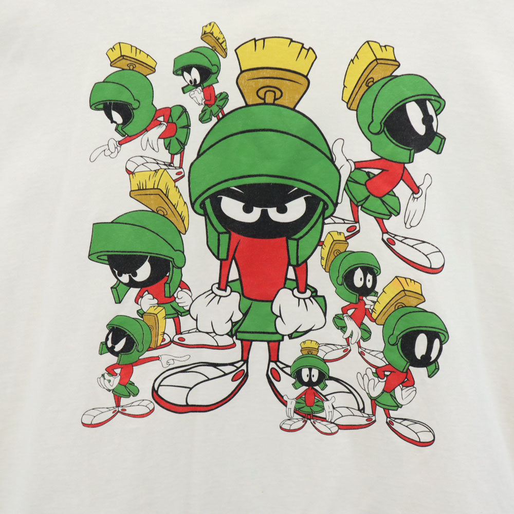 WARNER BROS. STUDIO STORE ワーナーブラザーススタジオストア 90s ルーニー・テューンズ 半袖 マービンザマーシャン Tシャツ ホワイト シングルステッチ オールド ヴィンテージ メンズ