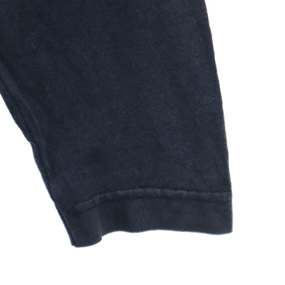 renoma レノマ 90s フランス製 パグバックプリント 長袖 Tシャツ M ブラック ロンT オールド ヴィンテージ メンズ