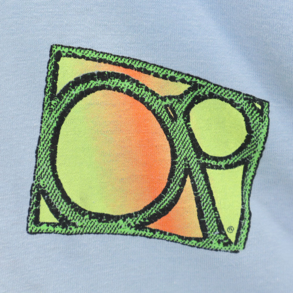 oceanpacific オーシャンパシフィック 80s USA製 バックロゴ 半袖 シングルステッチ Tシャツ L 水色 サーフ オールド ヴィンテージ メンズ