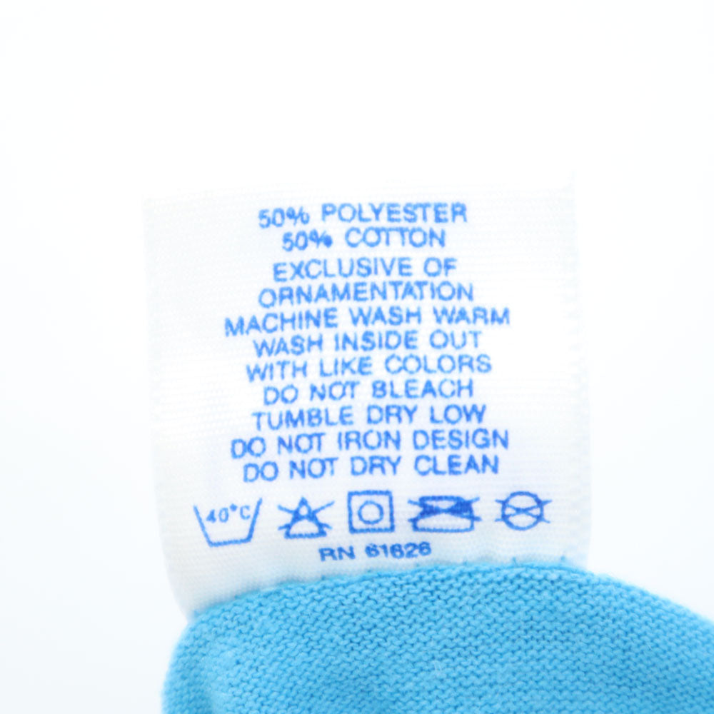 Velva Sheen ベルバシーン 90s USA製 プリント 半袖 ミッキー Tシャツ XL 水色 シングルステッチ オールド ヴィンテージ メンズ