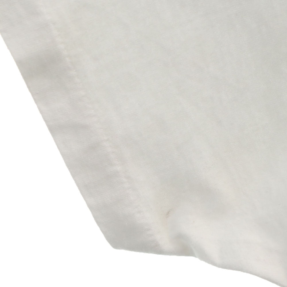 Hanes ヘインズ 90s USA製 プリント 半袖 シングルステッチ Tシャツ XL ホワイト系 オールド ヴィンテージ メンズ