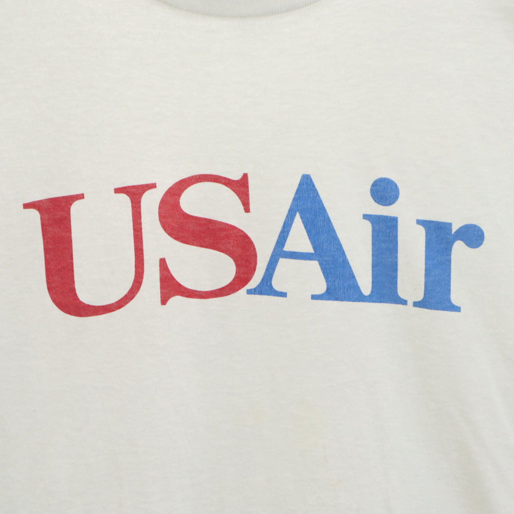 Hanes ヘインズ 90s USA製 プリント 半袖 シングルステッチ Tシャツ XL ホワイト系 オールド ヴィンテージ メンズ