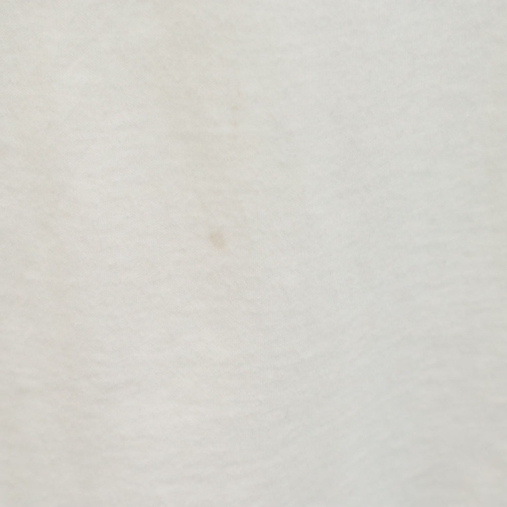 Hanes ヘインズ 90s USA製 プリント 半袖 シングルステッチ Tシャツ XL ホワイト系 オールド ヴィンテージ メンズ