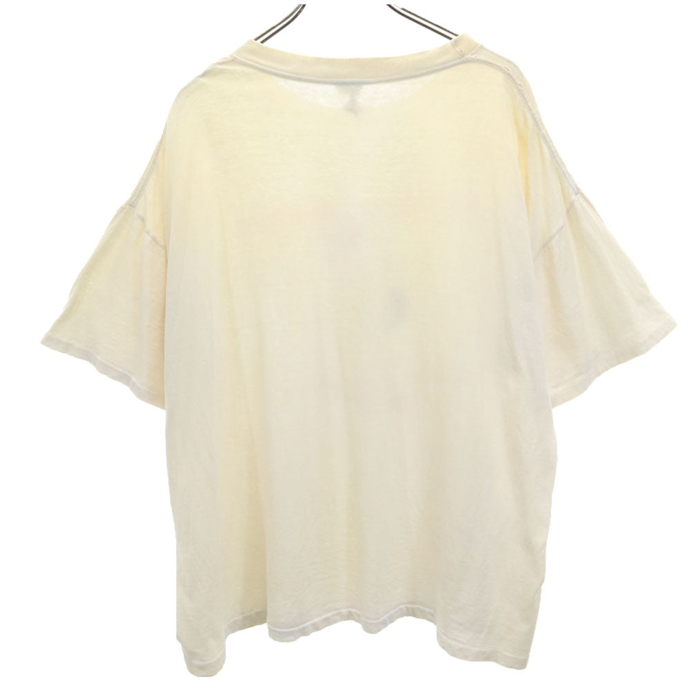 Platinum 80s USA製 半袖 シングルステッチ ボロ Tシャツ XXL ベージュ系 ビッグサイズ オールド ヴィンテージ メンズ