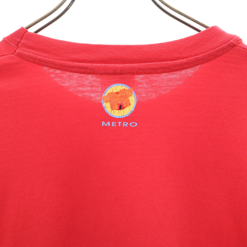 Hanes ヘインズ 90s ウィングマーク 半袖 HONDA Tシャツ L レッド系 ホンダ オールド ヴィンテージ メンズ