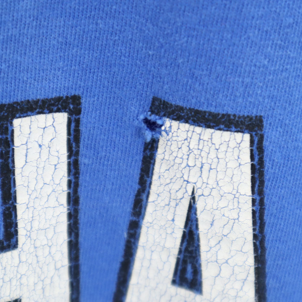 Hanes ヘインズ 90s 音叉ロゴプリント 半袖 YAMAHA Tシャツ XL ブルー系 ヤマハ オールド ヴィンテージ メンズ