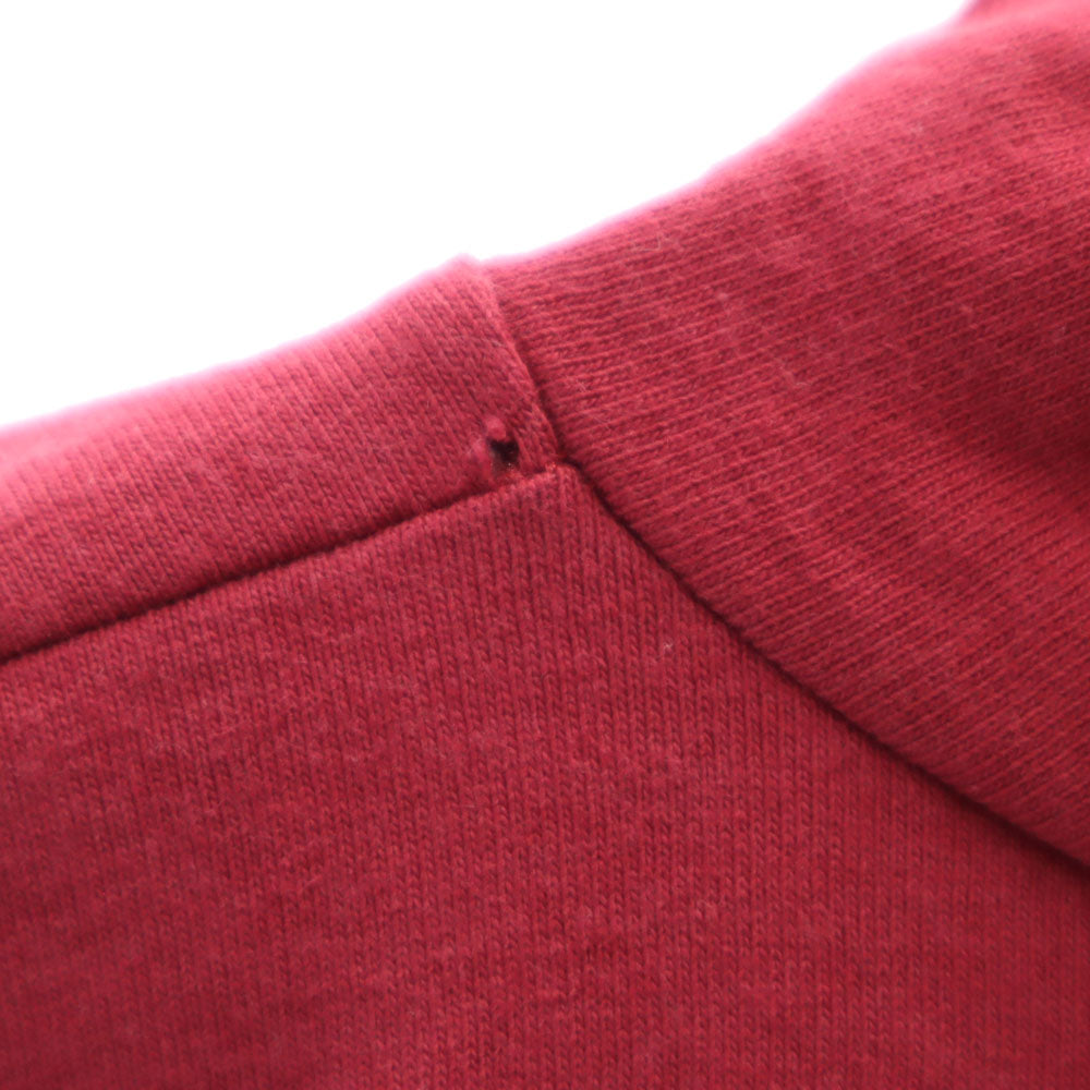 UNIVERSAL ATHLETICS ユニバーサルアスレチックス 90s USA製 ツートン 半袖 パーカ Tシャツ L レッド系 フード オールド ヴィンテージ メンズ