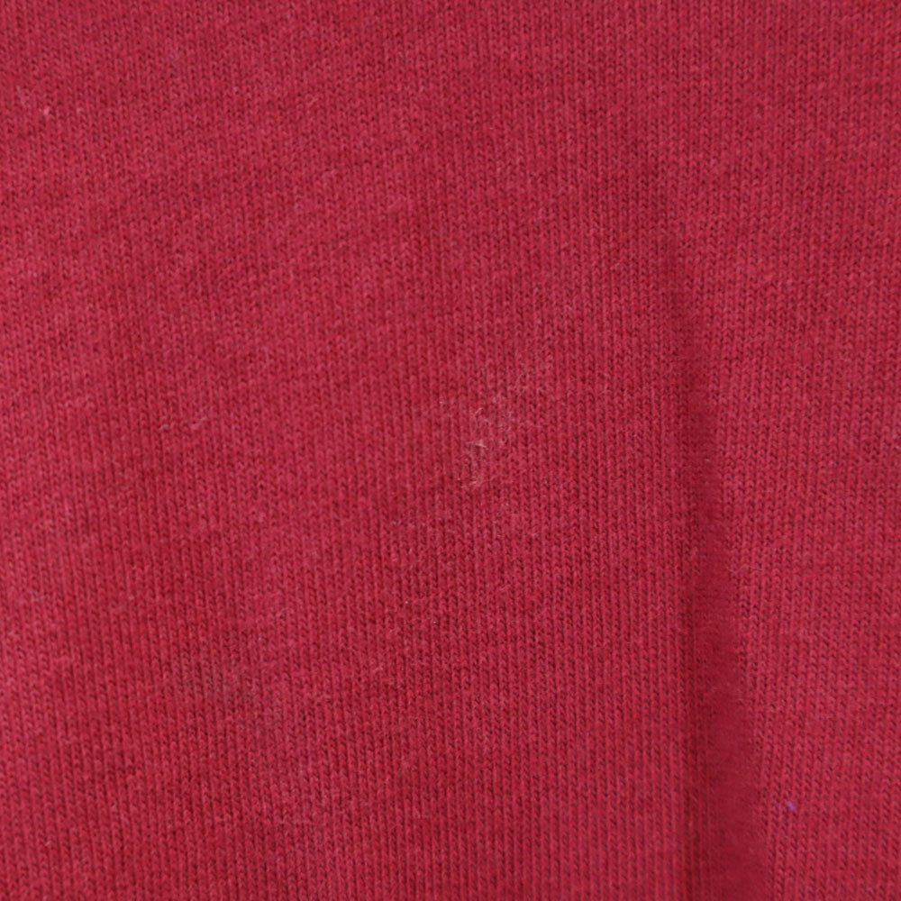 UNIVERSAL ATHLETICS ユニバーサルアスレチックス 90s USA製 ツートン 半袖 パーカ Tシャツ L レッド系 フード オールド ヴィンテージ メンズ