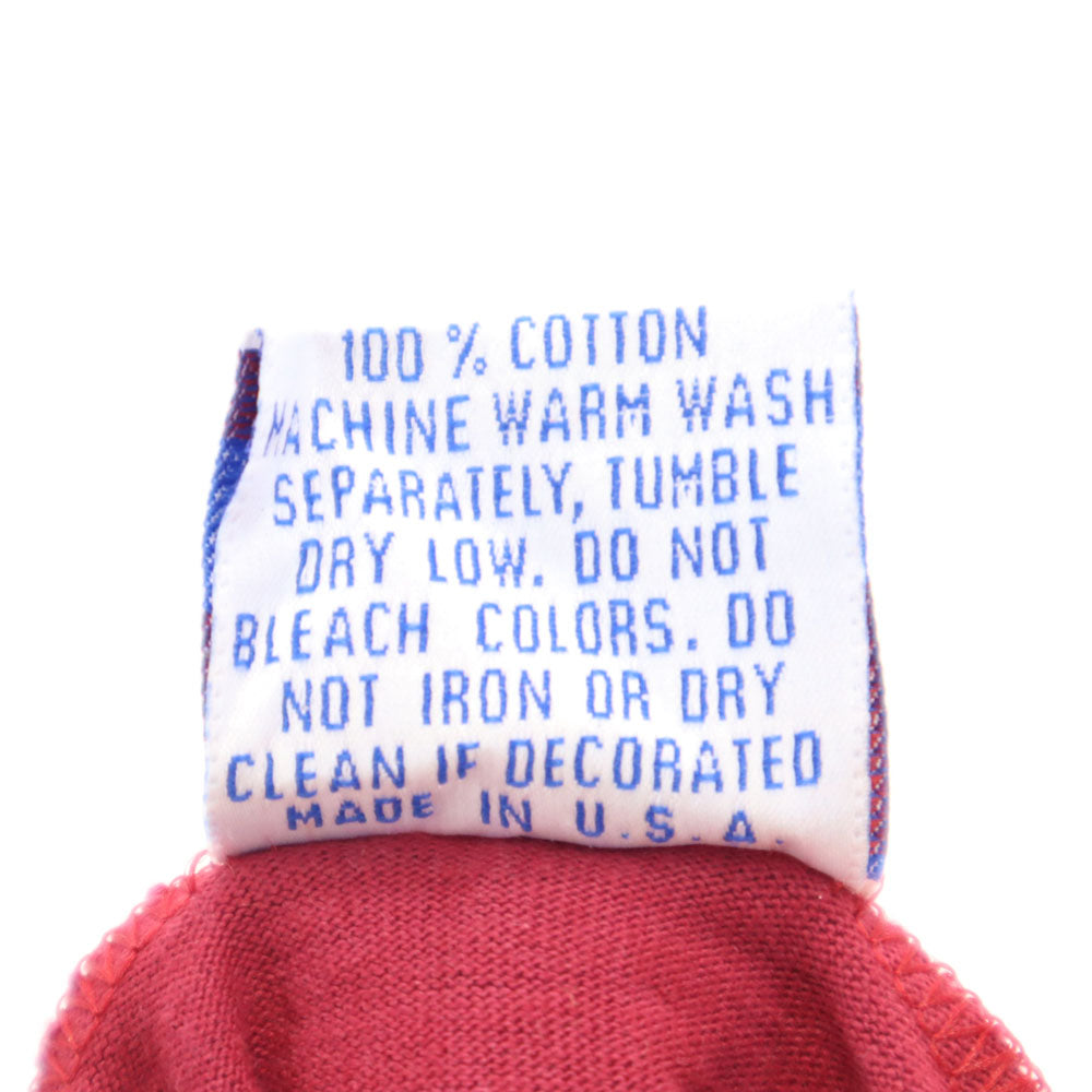 UNIVERSAL ATHLETICS ユニバーサルアスレチックス 90s USA製 ツートン 半袖 パーカ Tシャツ L レッド系 フード オールド ヴィンテージ メンズ