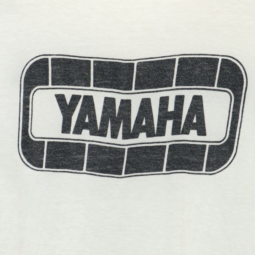 OLD オールド 90s USA製 ヤマハ 半袖 Tシャツ XL ホワイト YAMAHA シングルステッチ ヴィンテージ メンズ