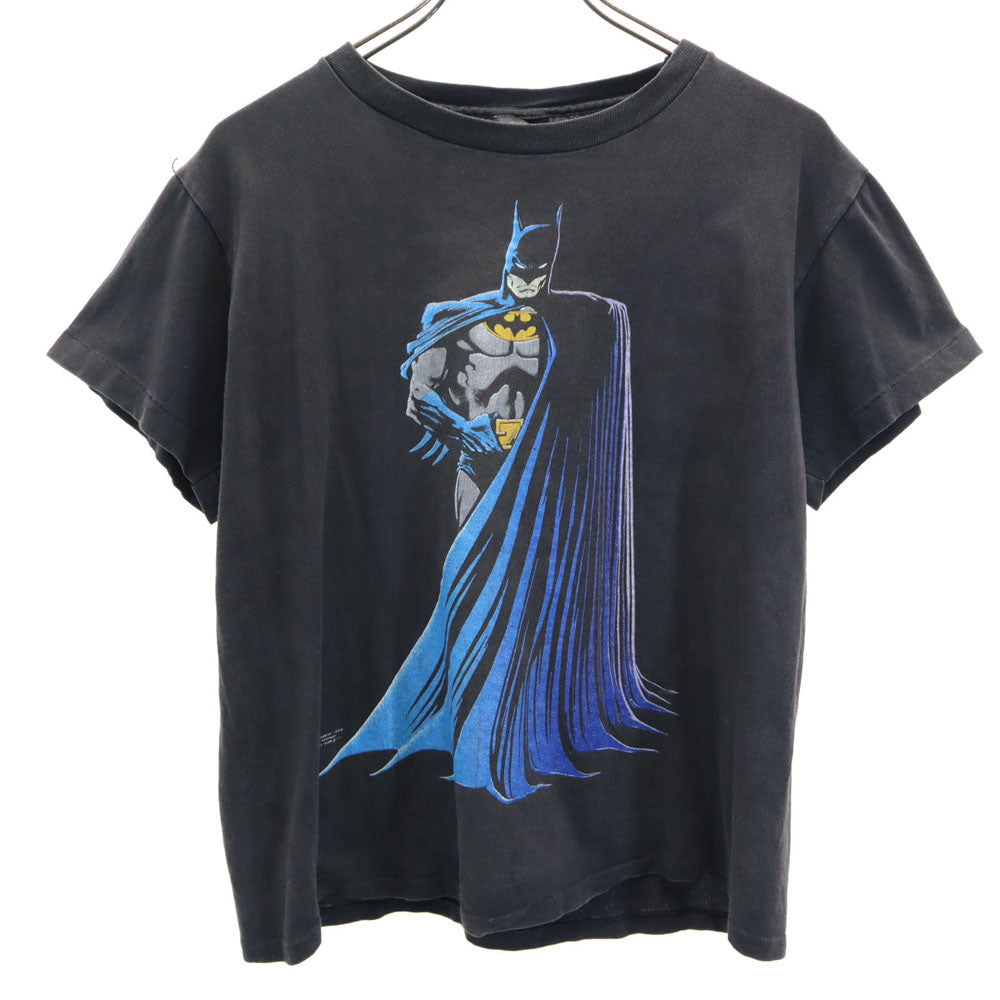 Changes チェンジーズ 80s USA製 アニメプリント 半袖 バットマン Tシャツ M ブラック系 シングルステッチ オールド ヴィンテージ メンズ