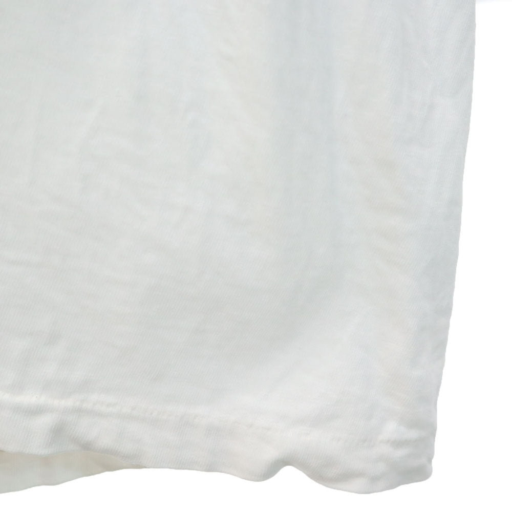 バナナリパブリック 90s バックプリント 半袖 シングルステッチ Tシャツ ホワイト系 Banana Republic ポケT オールド ヴィンテージ メンズ