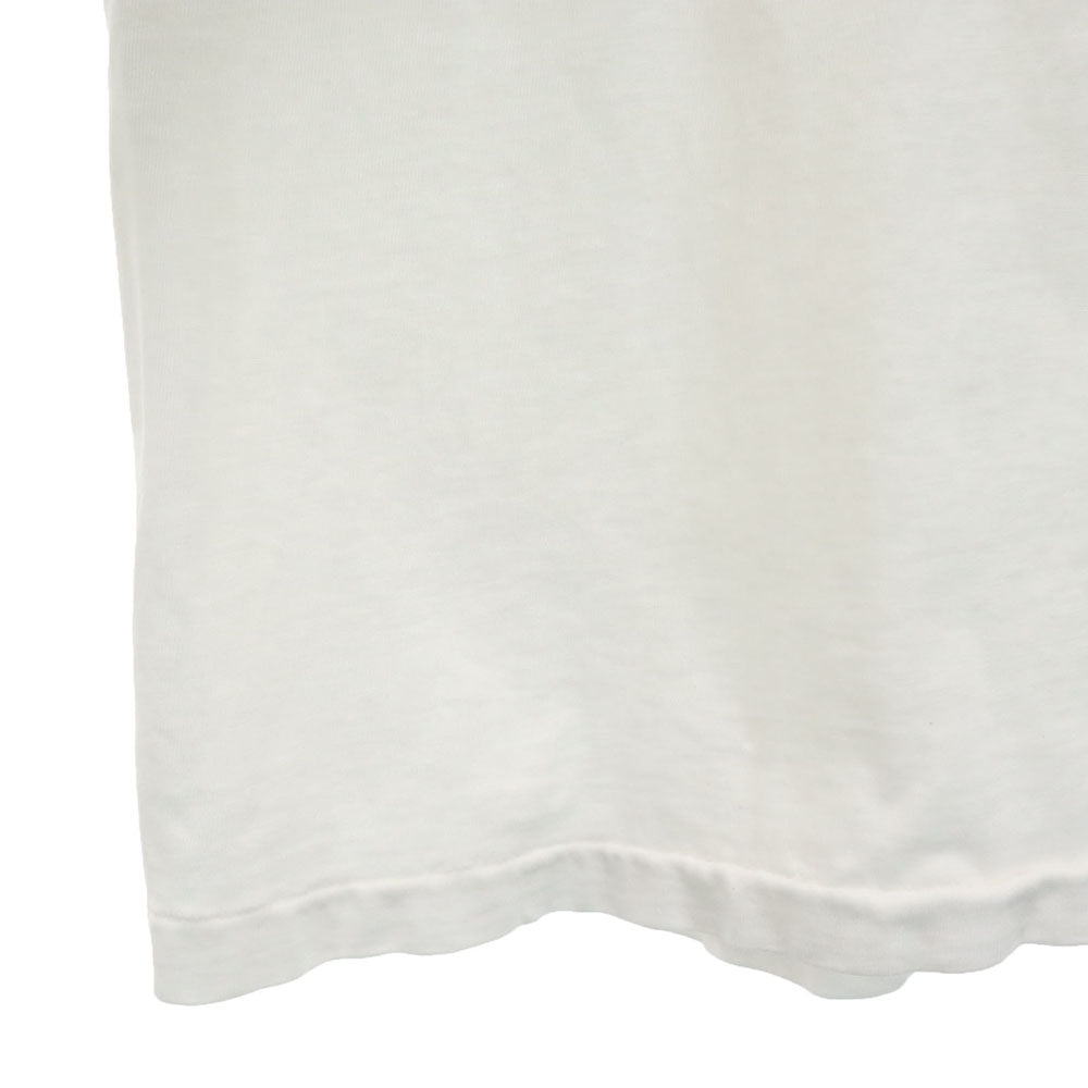 バナナリパブリック 90s USA製 バックプリント 半袖 シングルステッチ Tシャツ L ホワイト系 Banana Republic ポケT オールド ヴィンテージ メンズ