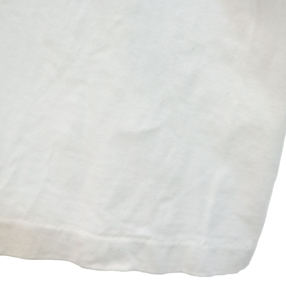 Guess ゲス 90s USA製 プリント 5分袖 シングルステッチ Tシャツ L ホワイト系 オールド ヴィンテージ メンズ