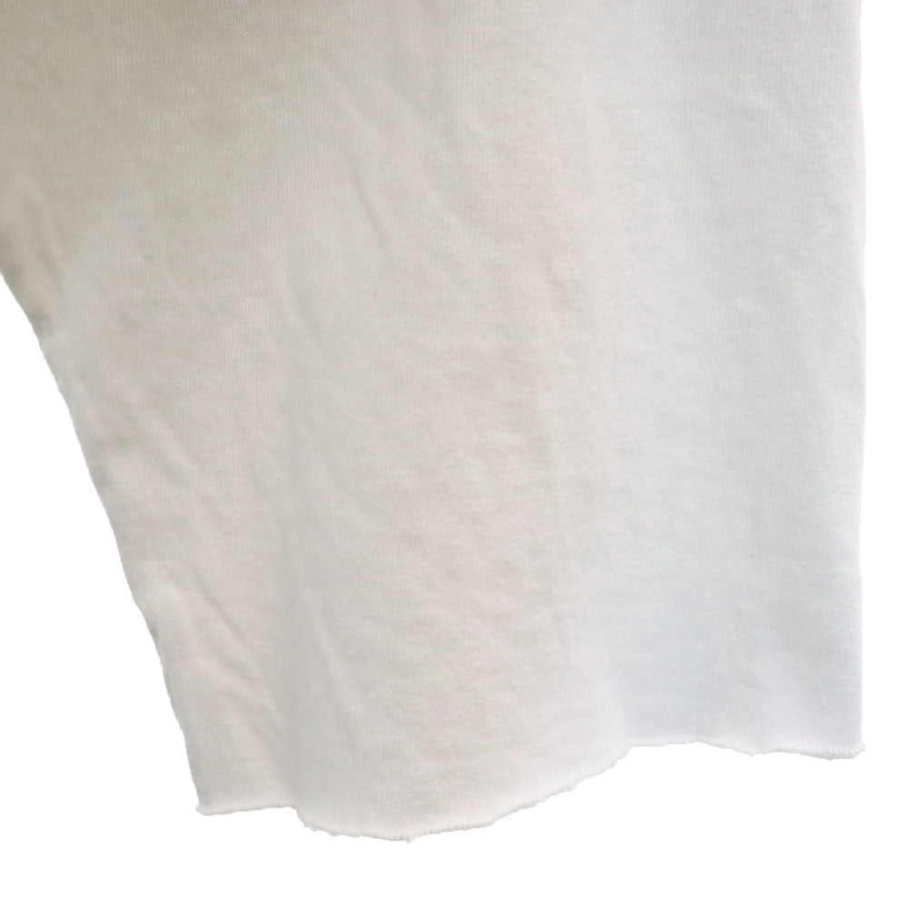 Guess ゲス 90s USA製 プリント 5分袖 シングルステッチ Tシャツ L ホワイト系 オールド ヴィンテージ メンズ