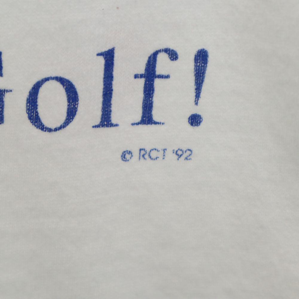 FRUIT OF THE LOOM フルーツオブザルーム 90s USA製 プリント 半袖 シングルステッチ Tシャツ XL ホワイト系 オールド ヴィンテージ メンズ