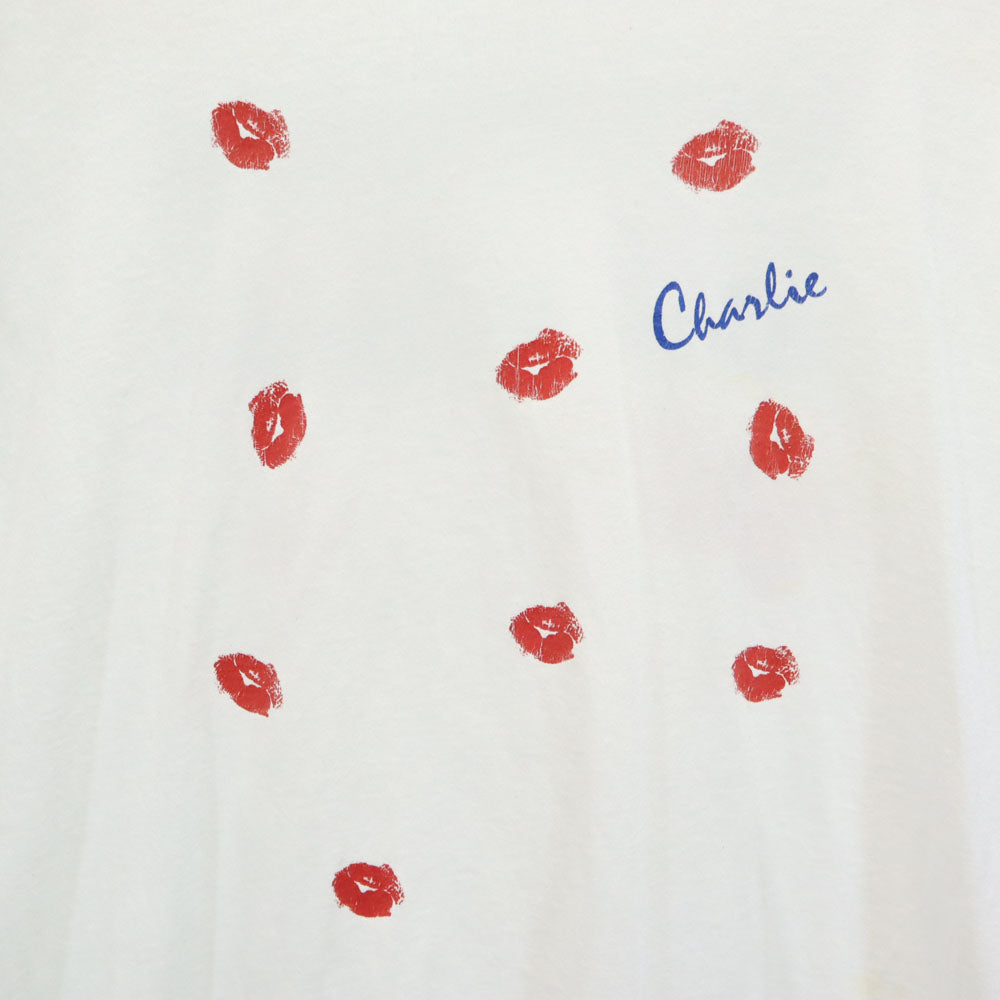 FRUIT OF THE LOOM フルーツオブザルーム 90s USA製 プリント 半袖 シングルステッチ Tシャツ XL ホワイト系 オールド ヴィンテージ メンズ